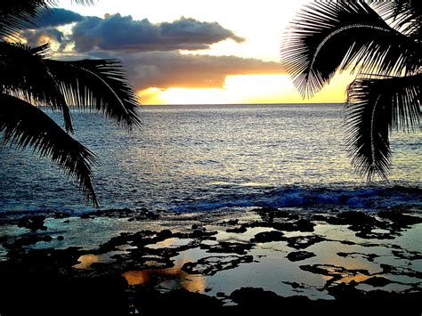 Makaha Sunset Photograph by Erika Swartzkopf - Fine Art America