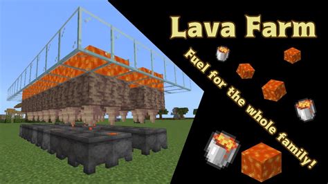 Quick and Easy Lava Farm! Minecraft Bedrock Tutorial - YouTube