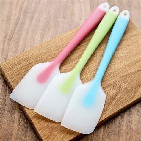 Cream Spatula Baking Tools For Cakes Double Silicone Spatula Spoon ...