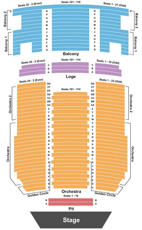 Genesee Theater Seating Chart | wordacross.net