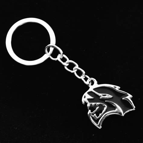 Xotic Tech 3D Hellcat Hell Cat Keychain Key Chain Fob Ring for Dodge C ...