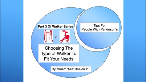 Part 3 Of Walker Series: Choosing The Walker That Fits Your Needs - YouTube