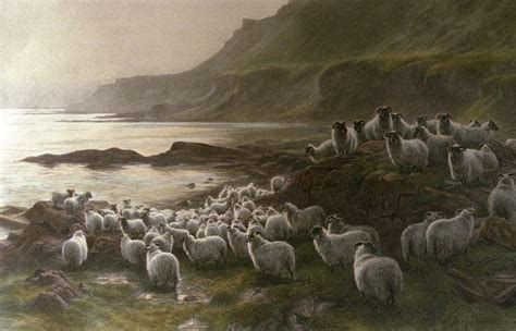 Joseph Farquharson prints, hand coloured etchings