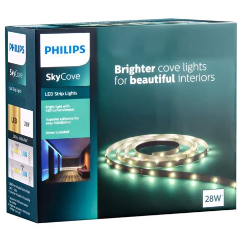 5 M One Color Philips Sky Cove 28 W LED Strip Lights, For Decoration ...