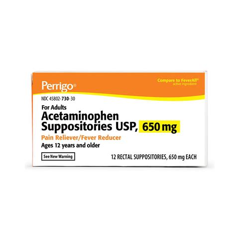 Acetaminophen Suppository – Key Medical Supply