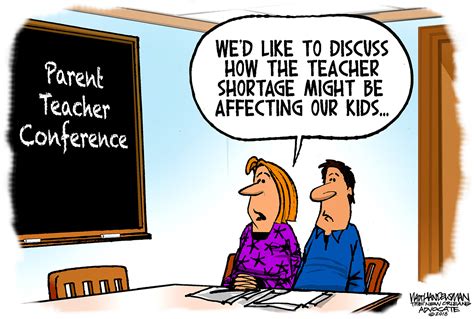 Political cartoon U.S. teacher shortage education | The Week