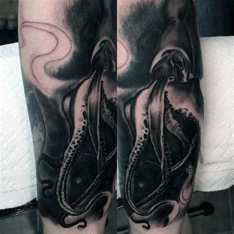 100 Squid Tattoo Designs For Men - Manly Tentacled Skin Art