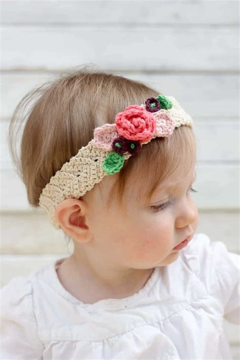 Free Crochet Flower Headband Pattern (Baby, Toddler, Adult)