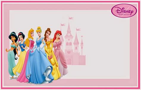 Disney Princess: Free Printable Invitations or Photo Frames. - Oh My ...