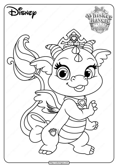 Printable Palace Pets Ash Pdf Coloring Pages In 2020 Coloring Pages Palace Pets Barbie Coloring ...