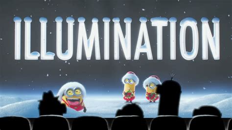 Minions watching Illumination movie intro - YouTube