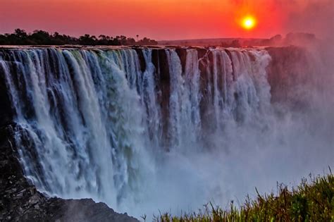 Victoria Falls Sunset