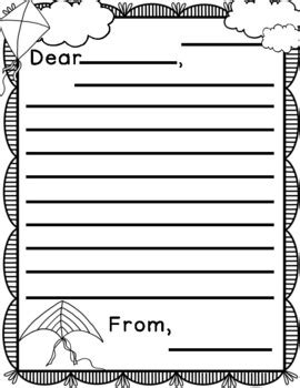 Spring Friendly Letter Templates | Friendly letter template, Friendly ...