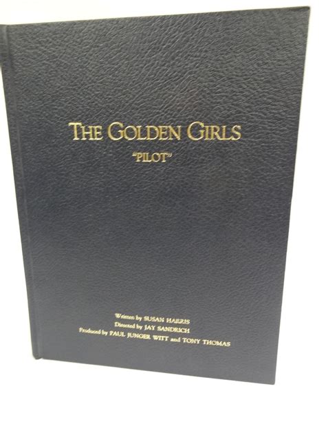 Golden Girls Pilot Episode Bound Script- Signed by Cast | InstAppraisal