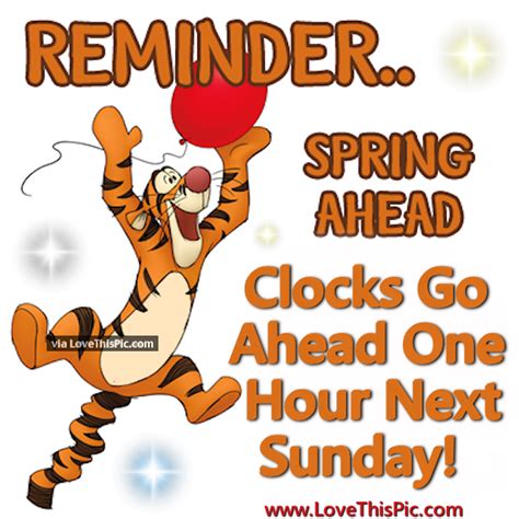 Remember Spring Ahead Clocks Go Up Next Week quotes spring quote spring forward spring ahead ...