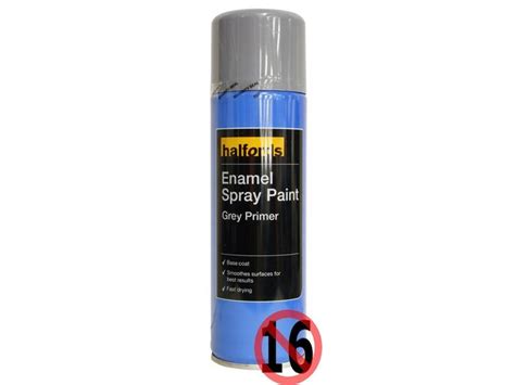 Halfords Enamel Primer Spray Paint Grey 300ml | Halfords UK