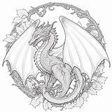 Dragon Coloring Page 26 Free Dragons To Print And Color  Home sketch template