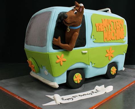 Mystery Machine Scooby Doo Cake | Scooby doo cake, Scooby doo birthday ...