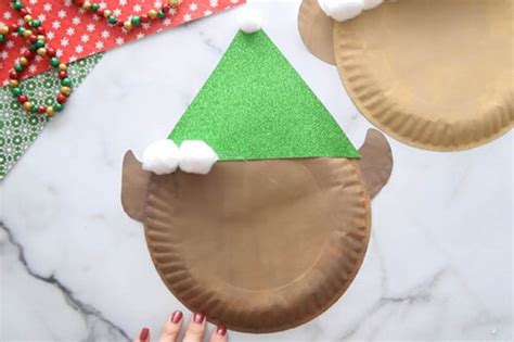 Paper Plate Elf (Free Printable Template)- The Best Ideas for Kids