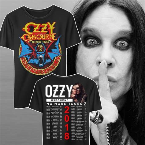 New OZZY OSBOURNE 2018 NO MORE TOURS 2 Black T Shirt Tee NEW LISTING #fashion #clothing #shoes # ...