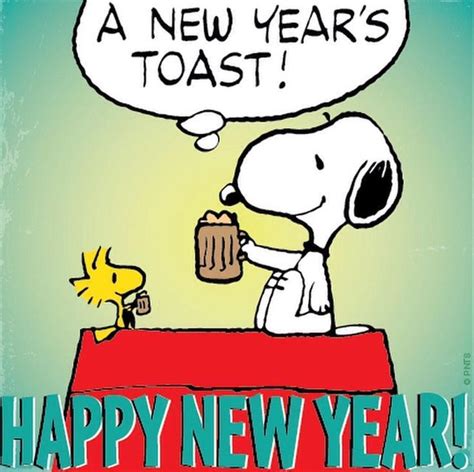 A New Years Toast Snoopy Quote Pictures, Photos, and Images for ...