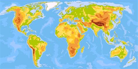 Mapa Mundial Con Nombres