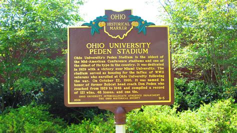 9-5 Ohio University Peden Stadium - Remarkable Ohio