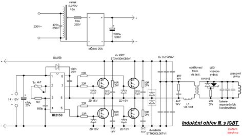 2000w Induction Heater Circuit Diagram