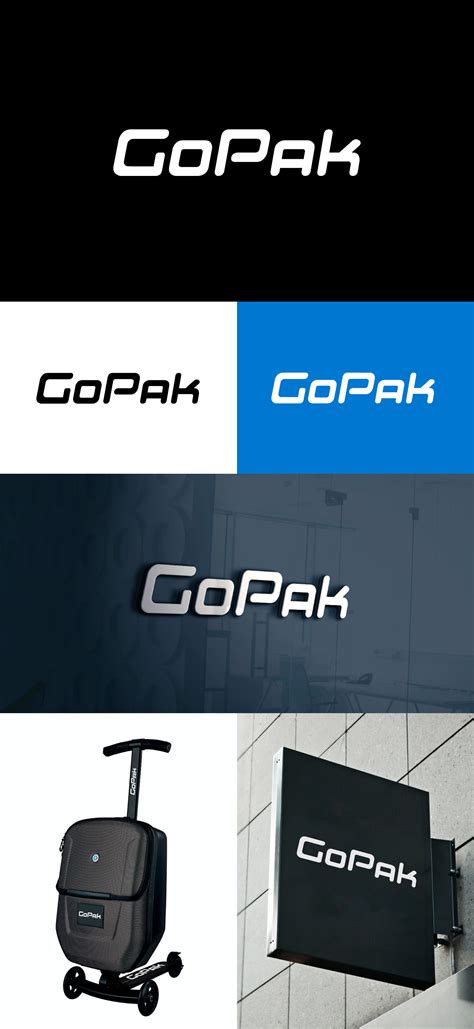 Elegant, Playful Logo Design for GoPak by enriquecoello_24 | Design ...