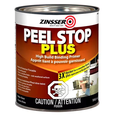 Zinsser Peel Stop Plus High Build Binding Primer, 946 ml | The Home Depot Canada