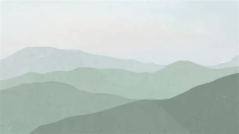 Mountains desktop wallpaper, landscape illustration | Premium Photo ...