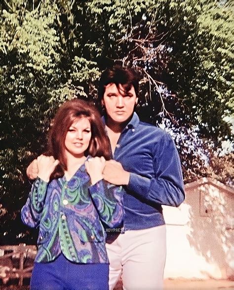 Elvis and Priscilla in the early 60's. | Priscilla presley, Elvis ...