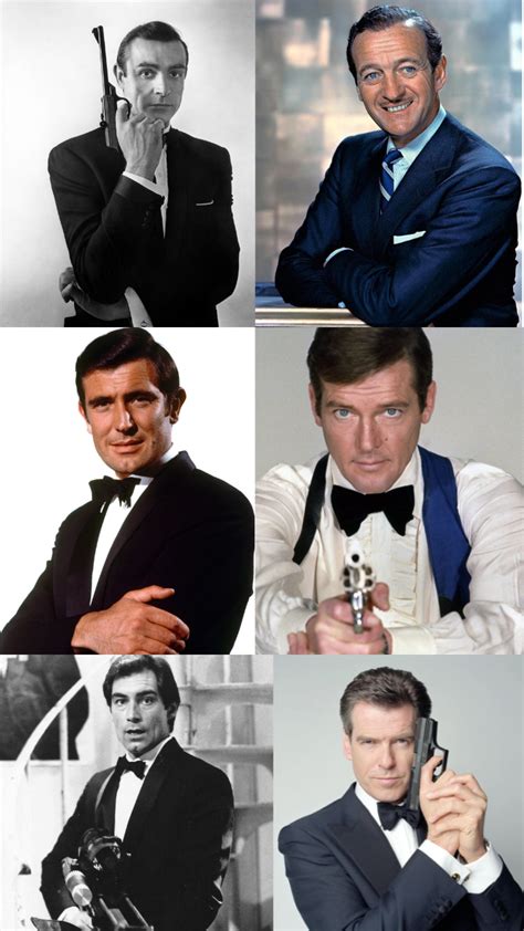 All James Bond Actors