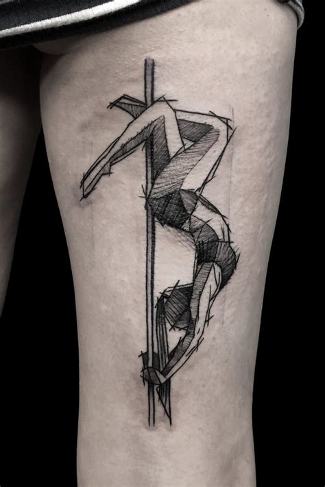 Tattoo uploaded by Hypermantattoos | #tattoo #poledance #strip # ...