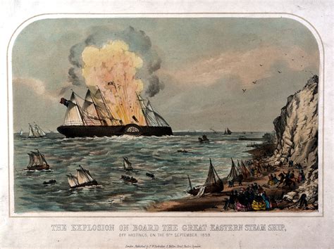 The Explosion on board the Great Eastern Steam Ship, off Hastings, on the 9th September, 1859 ...