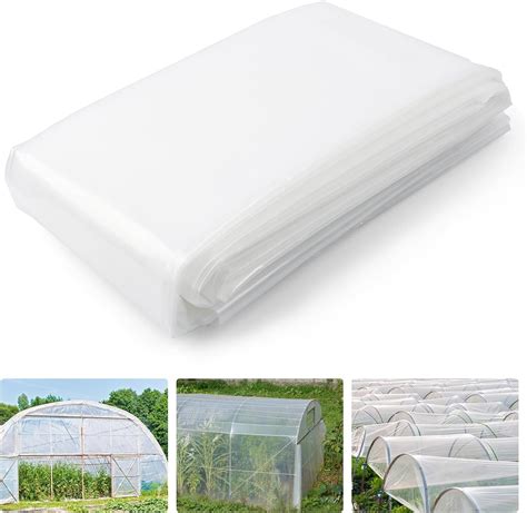 Amazon.com : hannger Greenhouse Plastic Sheeting, 6 mil Thickness 20 x 30 FT Transparent ...