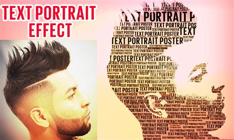 photoshop tutorial | text portrait effect in photoshop cs6 by white dot academy - White Dot Academy