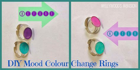 DIY Mood / Colour Change Rings - Juripunek