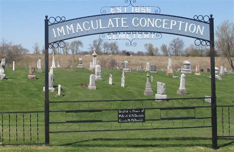 Immaculate Conception Catholic Church Cemetery in Truman, Wisconsin ...