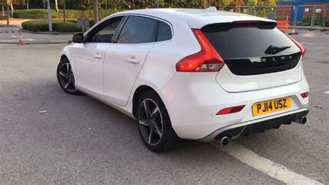 VOLVO V40 D2 R-DESIGN WHITE 2014 - YouTube