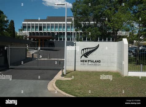 new zealand embassy canberra australia Stock Photo - Alamy