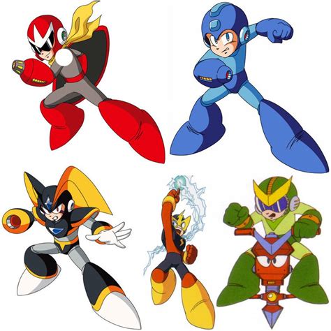 My Favorite Megaman Characters by AstroBoy122 on deviantART | Man character, Mega man, Mario ...