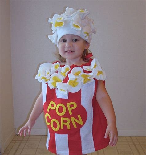 Kids Costume Popcorn Box Halloween Costume Photo Prop Toddler Childrens ...