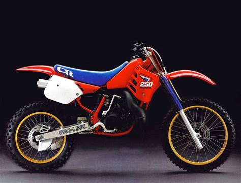 1987 Honda CR250R | Honda, Honda dirt bike, Motocross bikes