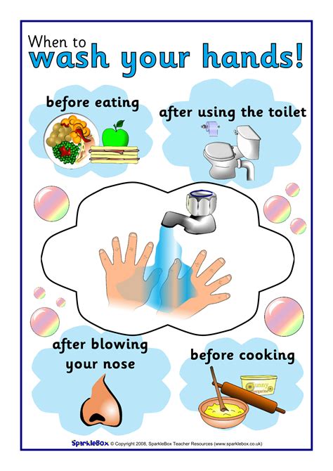 Hand Hygiene & Wash Your Hands Posters | Poster Template