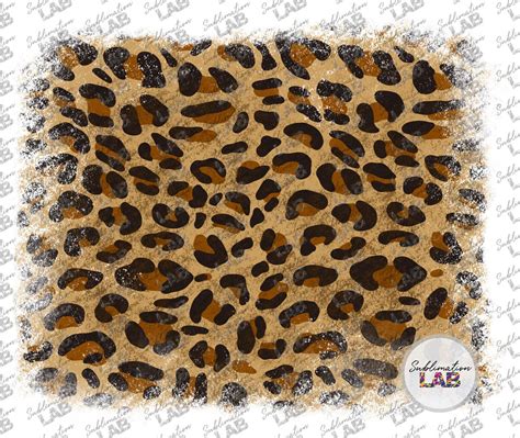 Leopard Background PNG Distressed Leopard Sublimation Design - Etsy