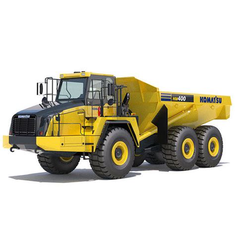 Articulated Dump Truck Komatsu HM400-5 3D model | CGTrader