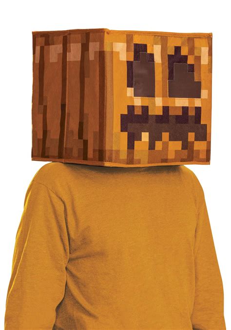 Jack O'Lantern Minecraft Block Head