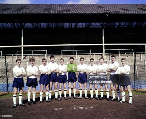 Tottenham Hotspur players pose for a group photograph during a... News ...