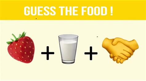 Can You Guess the Food By Emoji | Riddle for Kids | Its Me Sanu | Guess ...